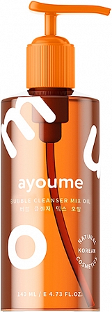 Ayoume~Многофункциональная масло-пенка для снятия макияжа~Bubble Cleanser Mix Oil
