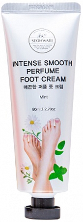 Seohwabi88~Интенсивно питательный крем для ног с ароматом мяты~Intense Smooth Perfume Foot Cream 