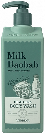 MilkBaobab~Увлажняющий гель для душа с ароматом вербены~High Cera Body Wash Verbena