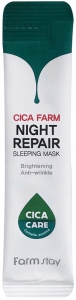 FarmStay~Восстанавливающая ночная маска с центеллой азиатской~Cica Farm Night Repair Sleeping Mask