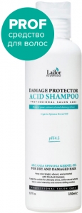 LaDor~Бесщелочной шампунь с аргановым маслом и коллагеном~Damage Protector Acid Shampoo