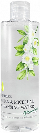 Deoproce~Мицелярная вода для снятия макияжа с зеленым чаем~Clean Micellar Cleansing Water Green Tea