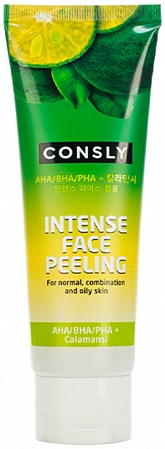 Consly~Отшелушивающий гель для интенсивного очищения с AHA и BHA кислотами~Intense Face Peeling