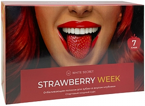 White Secret~Семидневный отбеливающий курс с клубникой~Strawberry Week