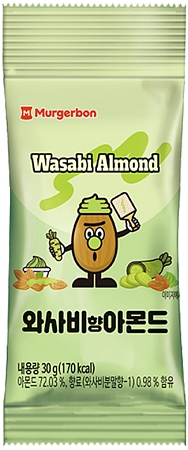 Murgerbon~Миндаль со вкусом васаби (Корея)~Wasabi flavor Almond