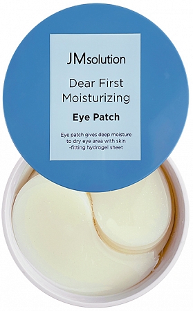 JMSolution~Увлажняющие патчи с пятью видами гиалуроновой кислоты~Dear First Moisturizing Eye Patch