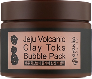 Eyenlip~Маска очищающая с вулканической глиной~Jeju Volcanic Clay Toks Bubble Pack