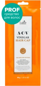 LaDor~Маска-шапка с яблочным уксусом для объёма и блеска волос~ACV Vinegar Hair Cap