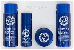 Enough~Антивозрастной набор миниатюр с коллагеном~Premium Ultra X10 Special Edition Kit 4 Set