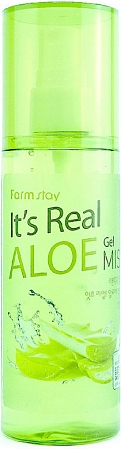 FarmStay~Антибактериальный гель-спрей с экстрактом алоэ~It's Real Gel Mist Aloe