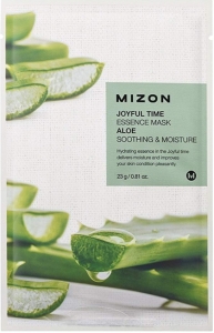 MIZON~Тканевая маска с экстрактом сока алоэ~Joyful Time Essence Mask Aloe